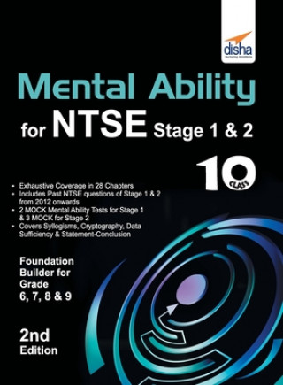 Knjiga Mental Ability for Ntse & Olympiad Exams for Class 10 (Quick Start for Class 6, 7, 8, & 9) Disha Experts
