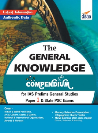 Kniha General Knowledge Compendium for IAS Prelims General Studies Paper 1 & State Psc Exams 