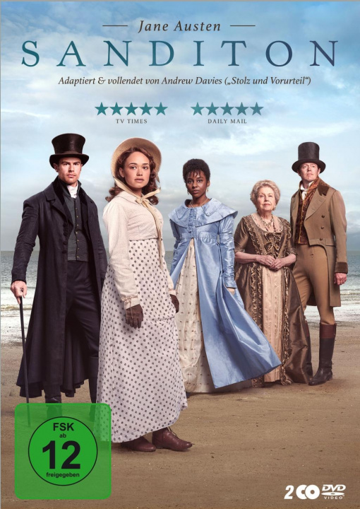 Wideo Jane Austen: Sanditon, 2 DVD. Staffel.1, 2 DVD-Video Jane Austen