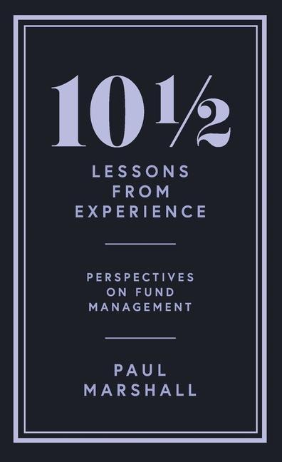 Book 101/2 Lessons from Experience Paul Marshall