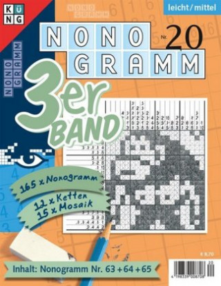 Kniha Nonogramm 3er-Band. Nr.20 Conceptis Puzzles