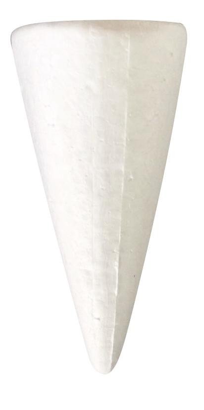 Papírenské zboží Kužel z polystyrenu 16 cm 