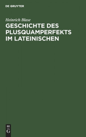 Kniha Geschichte Des Plusquamperfekts Im Lateinischen 