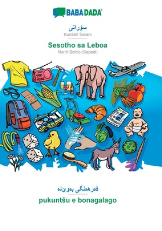 Boek BABADADA, Kurdish Sorani (in arabic script) - Sesotho sa Leboa, visual dictionary (in arabic script) - pukuntsu e bonagalago Babadada Gmbh