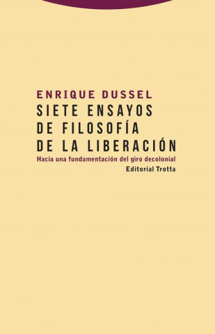 Audio Siete ensayos de filosofía de la liberación ENRIQUE DUSSEL