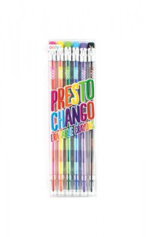 Kniha Presto Chango Erasable Crayons - Set of 6 