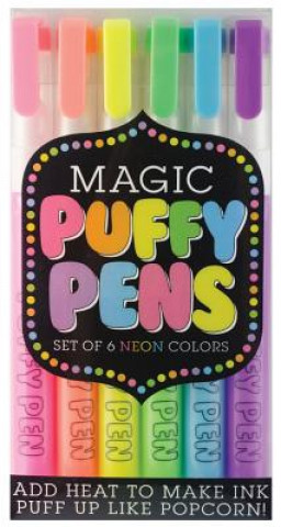 Kniha Magic Neon Puffy Pens 