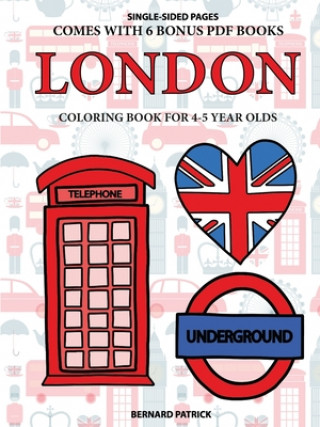 Könyv Coloring Book for 4-5 Year Olds (London) 