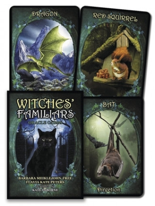 Hra/Hračka Witches' Familiars Oracle Cards Flavia Kate Peters