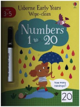 Carte Early Years Wipe-Clean Numbers 1 to 20 Jessica Greenwell