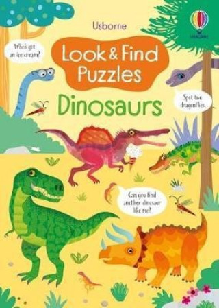 Книга Look and Find Puzzles Dinosaurs 