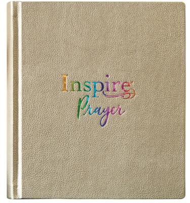Книга Inspire Prayer Bible NLT (Hardcover Leatherlike, Metallic Gold): The Bible for Coloring & Creative Journaling 