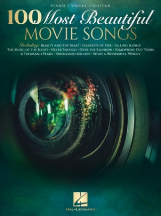 Kniha 100 Most Beautiful Movie Songs Piano/Vocal/Guitar Songbook 