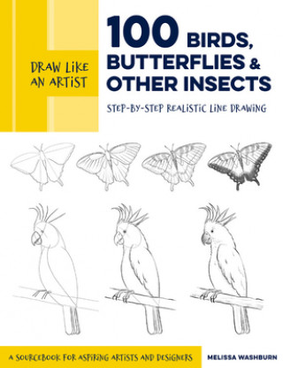 Könyv Draw Like an Artist: 100 Birds, Butterflies, and Other Insects 