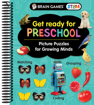 Książka Brain Games Stem - Get Ready for Preschool: Picture Puzzles for Growing Minds (Workbook) 