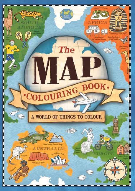 Kniha Map Colouring Book Natalie Hughes