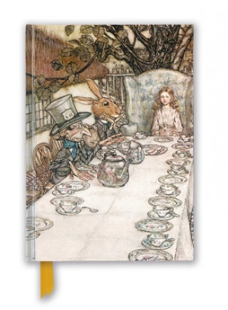 Naptár/Határidőnapló Arthur Rackham: Alice In Wonderland Tea Party (Foiled Blank Journal) 