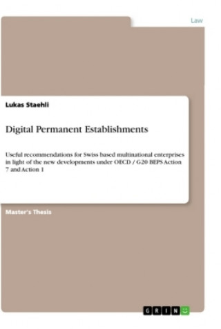Buch Digital Permanent Establishments Lukas Staehli