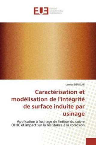 Knjiga Caractérisation et modélisation de l'intégrité de surface induite par usinage Lamice DENGUIR