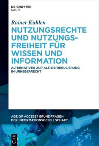 Kniha Die Transformation Der Informationsmarkte in Richtung Nutzungsfreiheit 