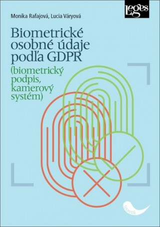Книга Biometrické osobné údaje podľa GDPR Lucia Váryová