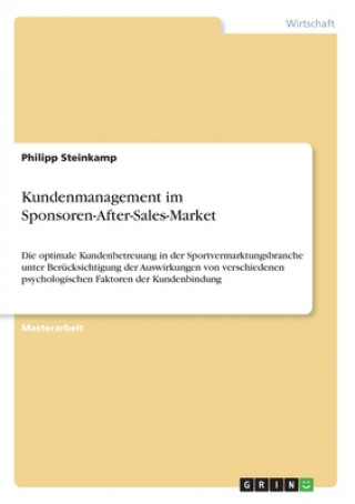 Kniha Kundenmanagement im Sponsoren-After-Sales-Market 