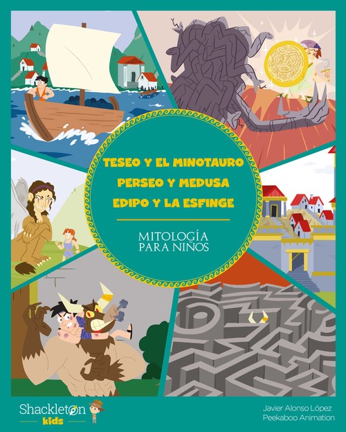 Kniha Teseo y el Minotauro. Perseo y Medusa. Edipo y la Esfinge JAVIER ALONSO LOPEZ