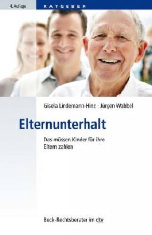 Knjiga Elternunterhalt Gisela Lindemann-Hinz