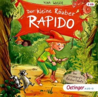Audio Der kleine Räuber Rapido 1. Der riesengroße Räuberrabatz, 2 Audio-CD Nina Rosa Weger