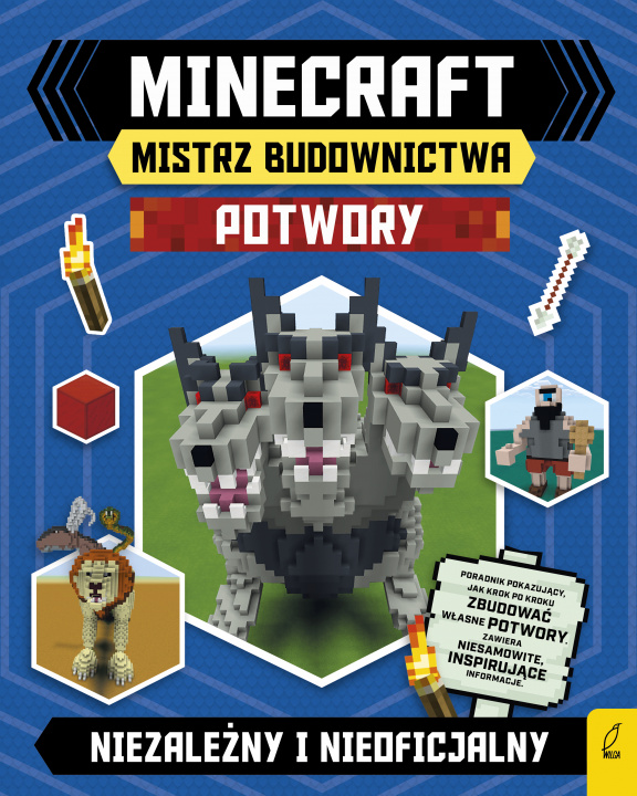 Kniha Minecraft Mistrz budownictwa Potwory 