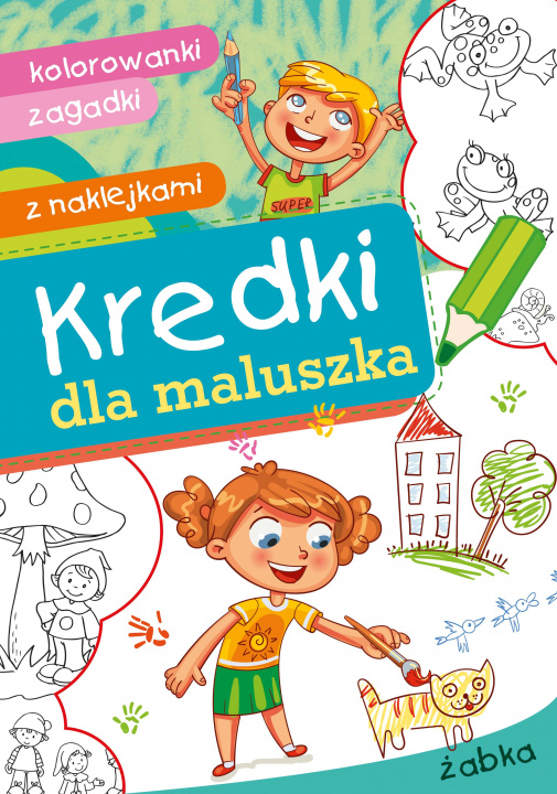 Kniha Kredki dla maluszka Żabka Krassowska Dorota
