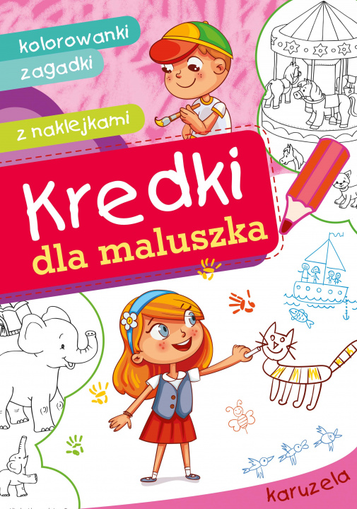 Könyv Kredki dla maluszka Karuzela Krassowska Dorota