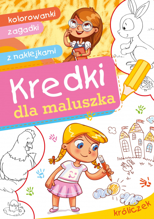 Kniha Kredki dla maluszka Króliczek Krassowska Dorota