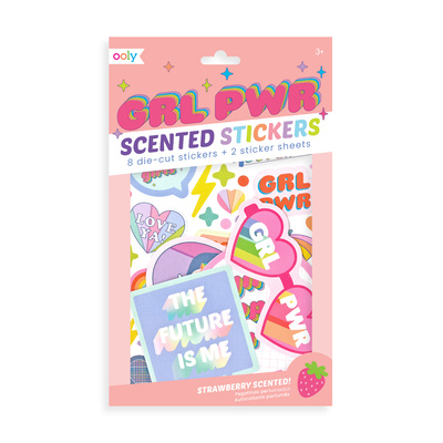 Kniha Scented Scratch Stickers - Grl Pwr 