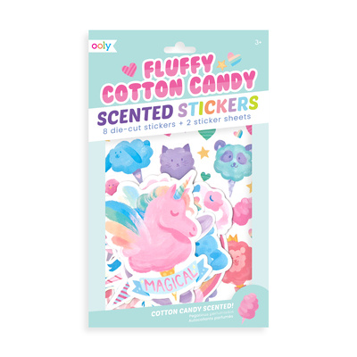 Carte Scented Scratch Stickers - Fluffy Cotton Candy 