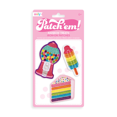 Kniha Patch Em Iron on Patch - Rainbow Treats 