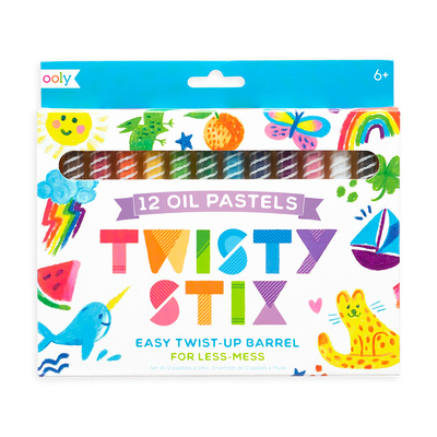 Kniha Twisty Stix Oil Pastels - Set of 12 