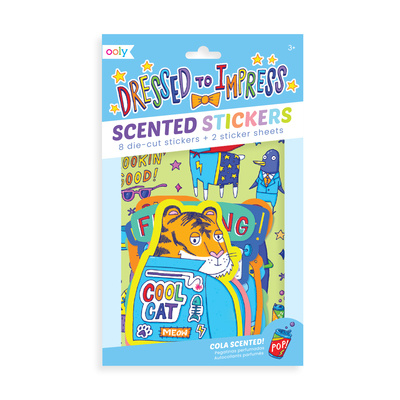 Kniha Scented Scratch Stickers - Dressed to Impress 