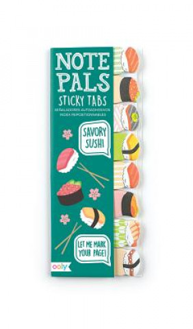 Papírenské zboží Note Pals Sticky Tabs - Savory Sushi 