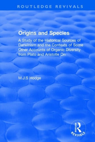 Kniha Origins and Species MJS Hodge