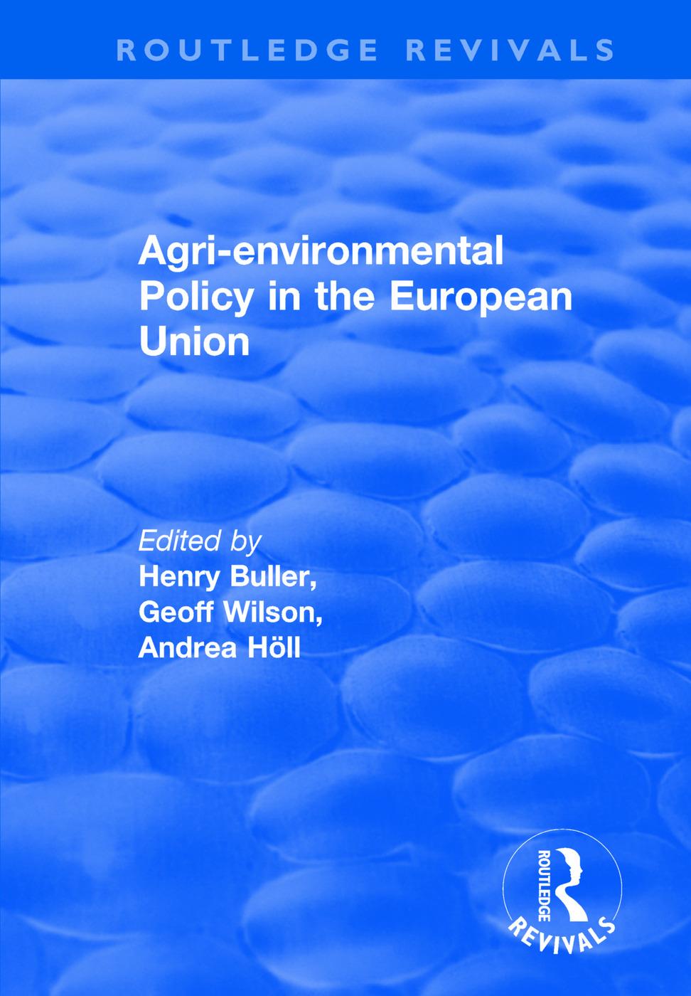 Knjiga Agri-environmental Policy in the European Union HENRY BULLER