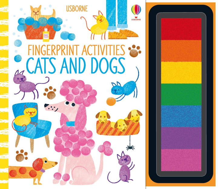 Książka Fingerprint Activities Cats and Dogs Fiona Watt
