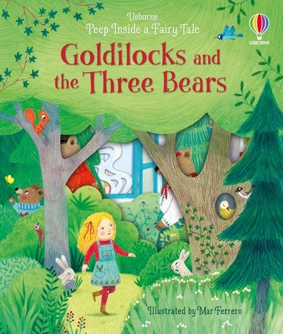 Book Peep Inside a Fairy Tale Goldilocks and the Three Bears Anna Milbourne