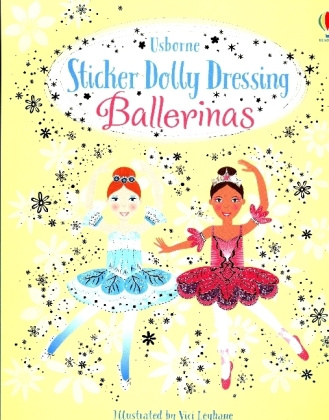 Книга Sticker Dolly Dressing Ballerinas LEONIE PRATT