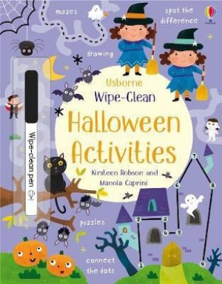 Книга Wipe-Clean Halloween Activities KIRSTEEN ROBSON