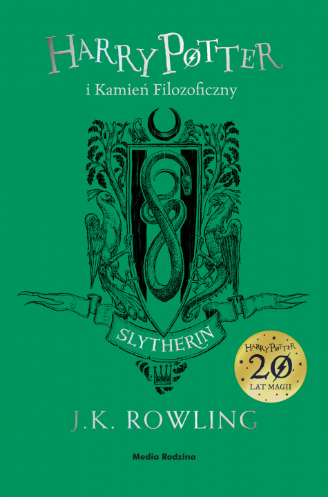 Kniha Harry Potter i kamień filozoficzny Slytherin Rowling Joanne K.