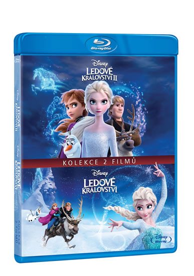 Video Ledové království kolekce 1.+2. 2 Blu-ray 