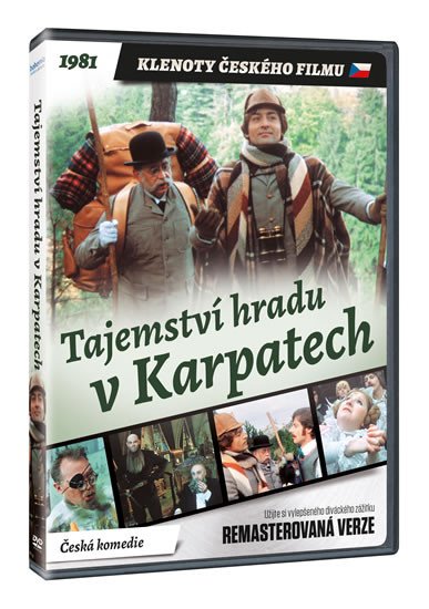 Видео Tajemství hradu v Karpatech DVD (remasterovaná verze) 