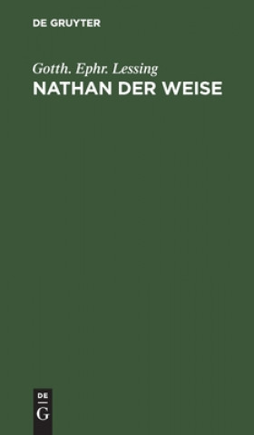 Boek Nathan Der Weise Gotth Ephr Lessing