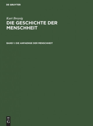 Książka Die Anfaenge Der Menschheit Kurt Breysig